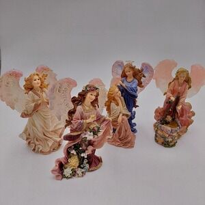 The Charming Angels Boyd Collection Lot 4 Angels Figures Whimsical Heavenly